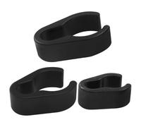 Marvexi 30 clip per cavi per microfono, in plastica resistente, morsetti per asta microfonica, supporti universali per asta microfonica, per installazione/si adattano a pali di diametro 15/20/25 mm
