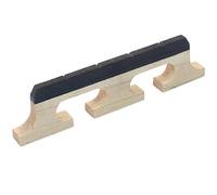 Marvexi Ponte per banjo a 4 corde, ricambio composito in acero ebano con design a doppio perno per prestazioni acustiche migliorate