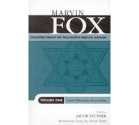 Marvin Fox Collected Essays on Philosophy and on Judaism (Tascabile)