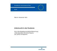 Marvin Ruth Arbeitsrecht in der Pandemie (Tascabile)