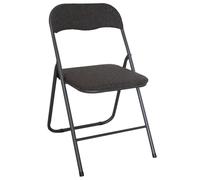 Marvin Sedia Pieghevole Imbottita Teddy in Tessuto Bouclè da Interno Ufficio Casa Resistenti Ferro Leggere Colorate Comode con Schienale Salvaspazio Portatile (Grigio)