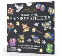 Marvin's Magic - Magic Foil Rainbow Stickers - Foil, Metallico & Olografico - Magical Art Supplies - 150 Adesivi & More