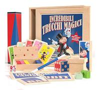Marvin's Magic - Trucchi preziosi Set di Trucchi magici in Legno per Bambini - Include Blocchi Colorati, Illusione con Coniglio Che scompare, incredibili Carte magiche + Altro