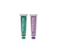 Marvis Jasmin Mint Toothpaste - 85ml (1ea) + Classic Strong Mint Toothpaste - 85ml (1ea) Set
