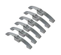 MARVIX 6 maniglie cromate a pulsante per armadietto, 128 mm, per porte, camper, barche, accessori per mobili