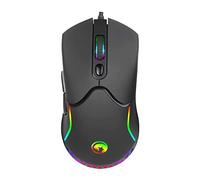MARVO M359 800-3200 DPI Mouse da gioco cablato con illuminazione RGB, nero