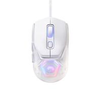 Marvo Mouse FIT LITE G1 FIT LITE G1 WH, 12000DPI, ottico, 7sp\., wired USB, bianco, gaming, RGB retroilluminazione