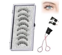 Marvulur Magnetic Eyelashes, Marvulur Salon Quality Reusable Magnetic Eyelash Kit, No Glue Needed, Easy to Wear and Remove(MB17K-5)