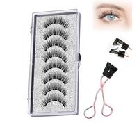 Marvulur Magnetic Eyelashes, Marvulur Salon Quality Reusable Magnetic Eyelash Kit, No Glue Needed, Easy to Wear and Remove(MB3K-5)