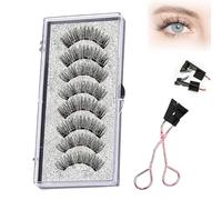 Marvulur Magnetic Eyelashes, Marvulur Salon Quality Reusable Magnetic Eyelash Kit, No Glue Needed, Easy to Wear and Remove(MB13K-5)