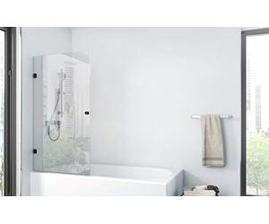 MARWELL BWF111 Gallery - Parete per vasca da bagno, colore: nero opaco