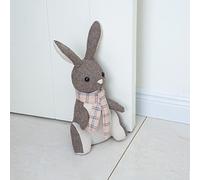Marwood - Fermaporta carino per casa e ufficio, coniglio, zavorrato, per interni, in tessuto, animale imbottito, decorativo, per pavimento