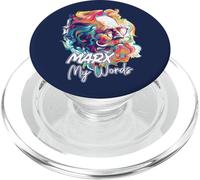Marx My Words Funny Philosophy Lover Citazione Filosofo PopSockets PopGrip per MagSafe