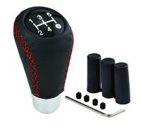 MARXAN 5 Marce Pomelli Leva Cambio per Auto in Pelle per Suzuki Jimny 2007-2017, Universale Copri Pomello Leva Manopola Cambio Cappuccio Antiscivolo con 3 Adattatori 8/10/12mm Auto Parti