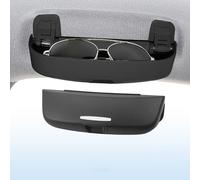 MARXAN Custodia Occhiali da Sole Auto per P-orsche Cayenne 2018-2022, ABS Portatile Portaocchiali Visiera Supporto per Occhiali Organizer Vani Contenitori Interni Accessorio,A/Black