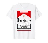 Marxismo - Contro Il capitalismo Maglietta, Uomo, Bianco, M