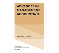 Mary A. Malina Advances in Management Accounting (Copertina rigida)
