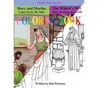 Mary and Martha - The Widow's Mite: coloringbook