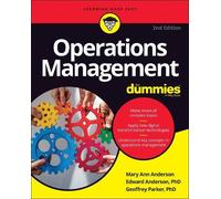 Mary Ann Anderson Edward J. Anderson Geoffr Operations Management Fo (Tascabile)