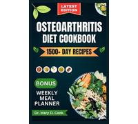 Mary D Cook Osteoarthritis Diet Cookbook (Tascabile)