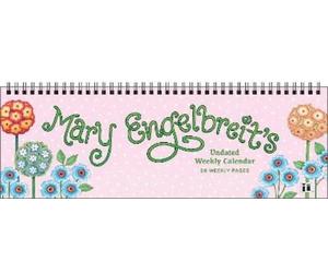 Mary Engelbreit's Undated Weekly Desk Pad Calendar