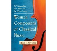 Mary F. McVicker Women Composers of Classical Music (Tascabile)