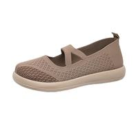 Mary Jane - Scarpe casual da donna, traspiranti, con suola piatta, leggere, comode, antiscivolo, per tutti i giorni, versatili