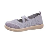 Mary Jane - Scarpe casual da donna, traspiranti, con suola piatta, leggere, comode, antiscivolo, per tutti i giorni, versatili
