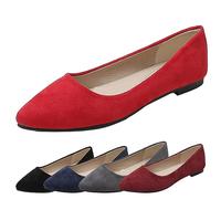 Mary Jane - Scarpe da donna, comode, eleganti, a punta, slip-on | Scarpe basse, casual, classiche, per il tempo libero, traspiranti, da donna