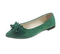 Mary Jane - Scarpe da donna, comode, eleganti, per il tempo libero, per matrimonio, antiscivolo, suola morbida, traspiranti, per lavoro, viaggi e vita quotidiana, verde, 41 EU