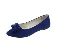 Mary Jane - Scarpe da donna, comode, eleganti, per il tempo libero, per matrimonio, antiscivolo, suola morbida, traspiranti, per lavoro, viaggi e vita quotidiana, Blu, 35 EU