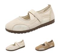 Mary Jane - Scarpe da ginnastica da donna, comode, eleganti, traspiranti | Pantofole con suola piatta, antiscivolo, per il tempo libero, estive, da donna, per ufficio e tempo libero