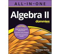 Mary Jane Sterling Algebra II All-in-One For Dummies (Tascabile)