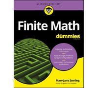 Mary Jane Sterling Finite Math For Dummies (Tascabile)