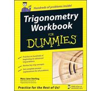 Mary Jane Sterling Trigonometry Workbook For Dummies (Tascabile)