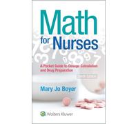 Mary Jo Boyer Math For Nurses (Tascabile)
