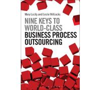Mary Lacity Lesli Nine Keys to World-Class Business Process (Copertina rigida)