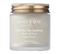 Mary&Max CICA Tea Tree Lenitiva Wash Off Pack Clay Maschera 125g - Maschera