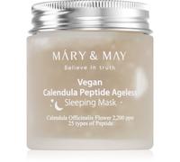 Mary&May Calendula Peptide Ageless Sleeping Mask maschera notte lenitiva effetto antirughe 110 g