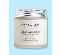 MARY & MAY Lemon Niacinamid maschera idratante e illuminante 125 g
