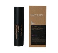 Mary&May Vegan Blackberry Complex Multi Sun Balm SPF50+ PA++++ - Crema solare coreana stick con estratto di mora, olio di jojoba e loto blu - Anti-invecchiamento, antiaderente, crema idratante