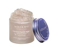 Mary&May Vegan Calendula Peptide Ageless Sleeping Mask 110g, Deep Hydration, Calendula petals, 25 types peptide, Hyaluronic, Gel type, Korean Facial Mask, marynmay