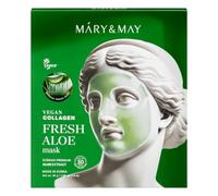 Mary&May - Vegan Collagen Fresh Aloe Mask - 30g*4ea