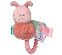 Mary Meyer,41650M, Taggies Soft Baby Rattle with Soothing Teething Ring and Sens