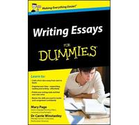 Mary Page Carrie Winstanley Writing Essays For Dummies, UK Edition (Tascabile)