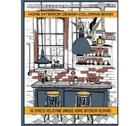 Mary Paps Home Interior Design Coloring Book (Tascabile)