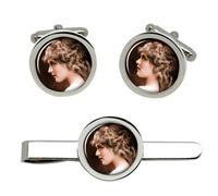 Mary Pickford Gemelli E Fermacravatta Set