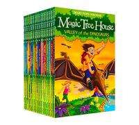 Mary Pope Osborne Magic Tree House Collection Set di 16 libri (Missione sulla Luna!, Fuga sul ghiaccio!, Sfida Olimpica!, Il Castello del Mistero, La Notte dei Ninja, Gara con i Gladiatori, Una caval