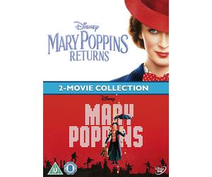 Mary Poppins: 2-movie Collection (DVD) Emily Blunt Glynis Johns David Tomlinson