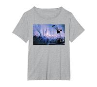 Mary Poppins Movie Still Maglietta, Donna plus-size, Grigio Melange, 2X